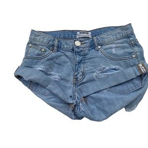 One Teaspoon Jean Shorts